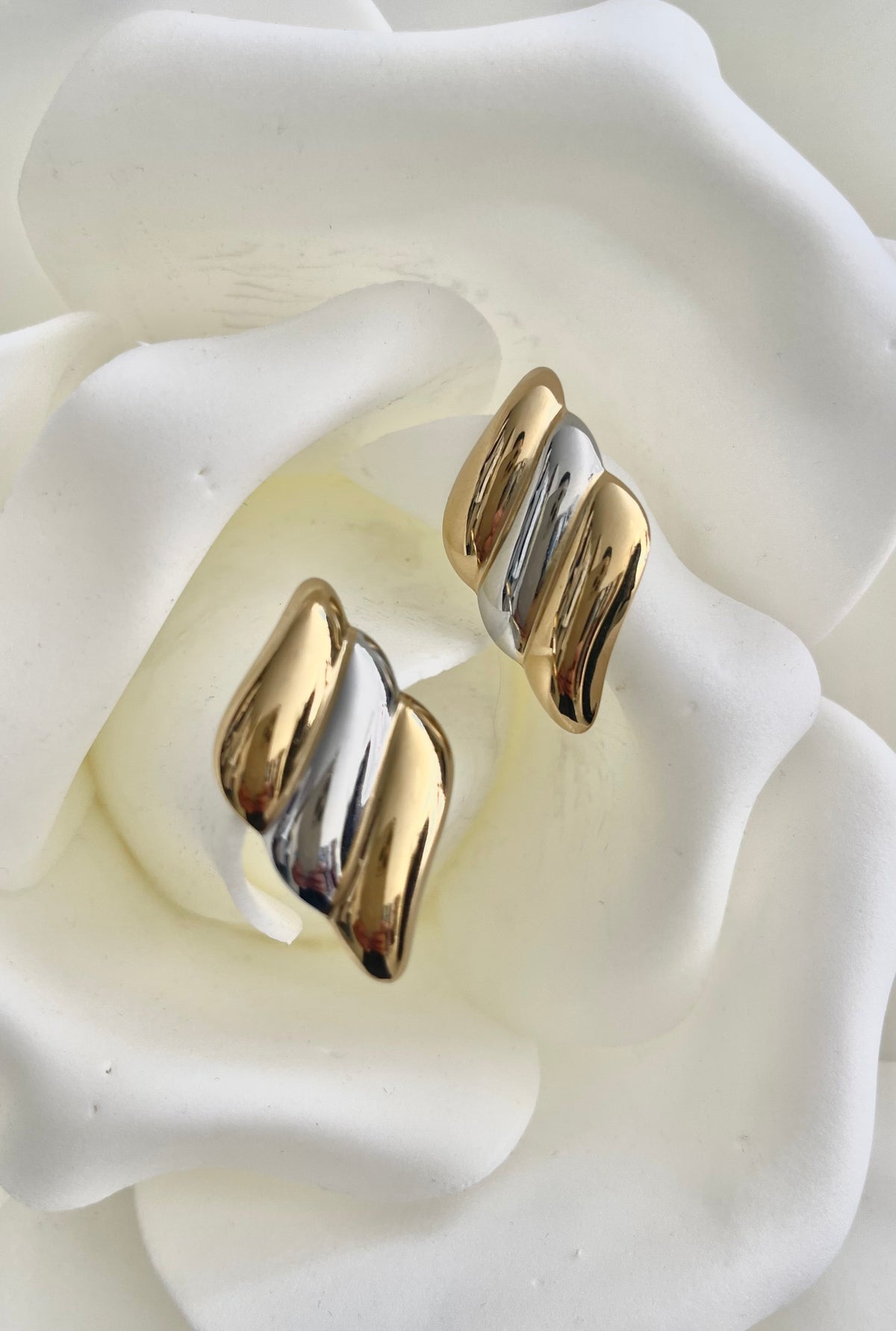 Σκουλαρίκια MARSHMALLOW gold/silver