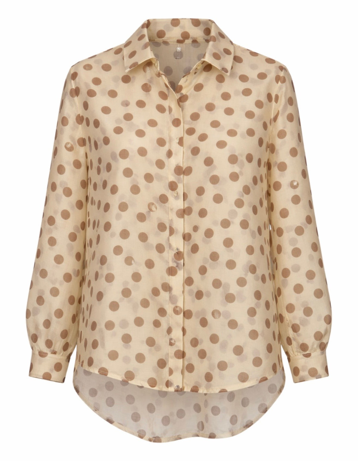 Πουκάμισο PAULINA butter yellow/brown
