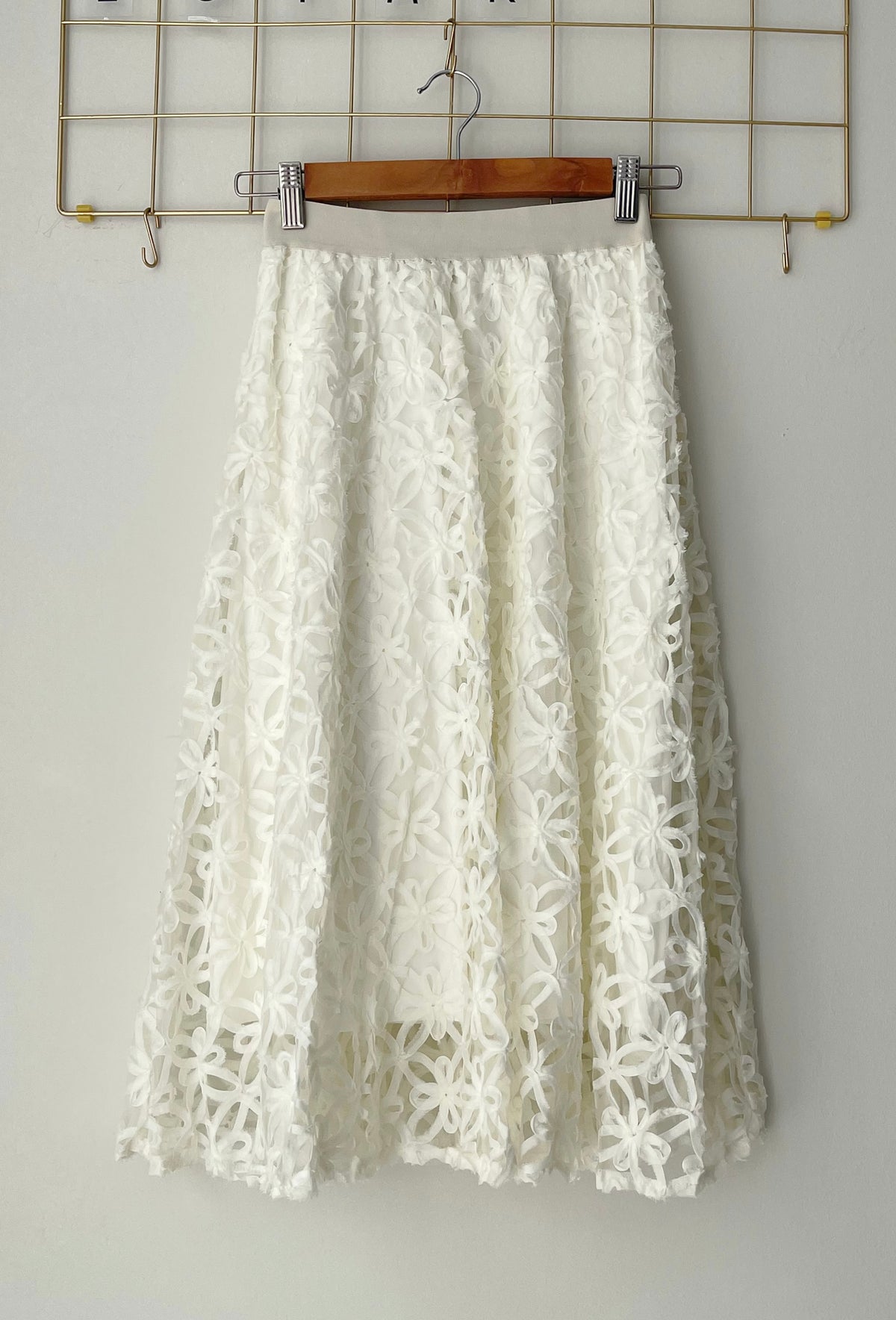 Φούστα midi JOUR off white