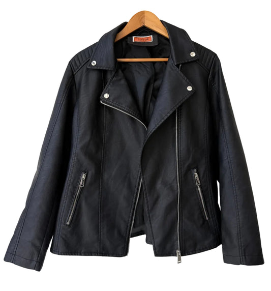 Μπουφάν eco leather KATRIN black