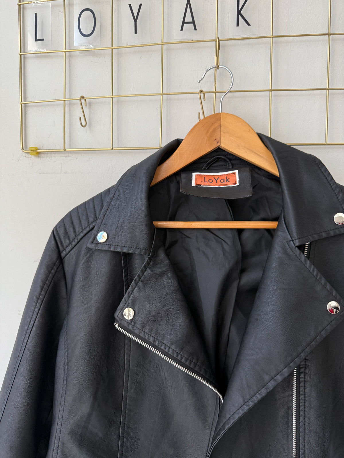 Μπουφάν eco leather KATRIN 2 black