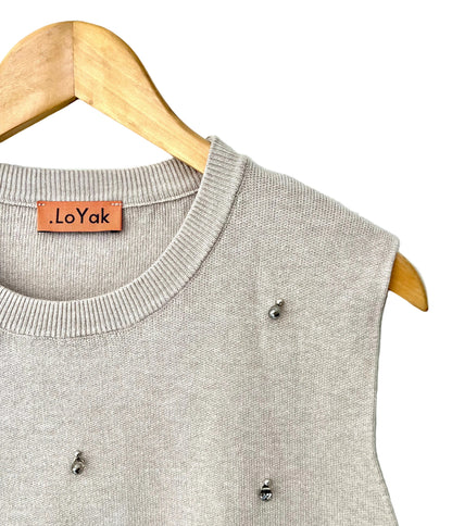 Μπλούζα αμάνικη TIARE beige