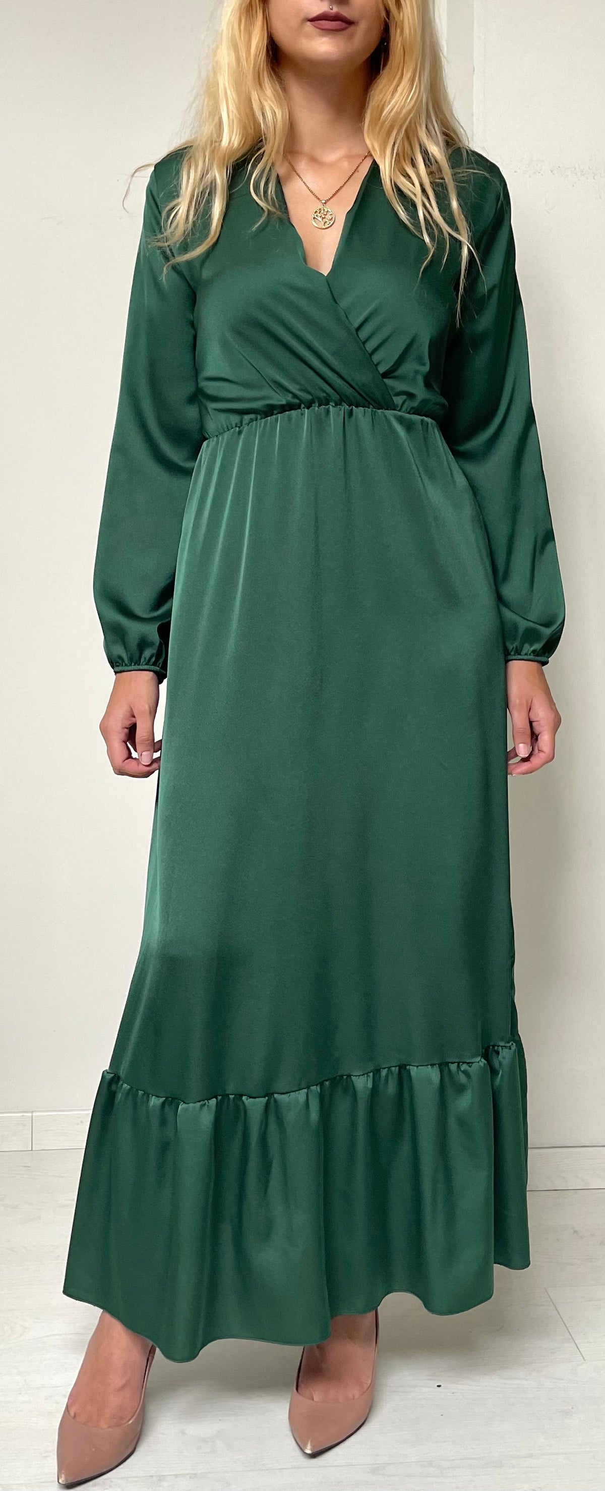 Φόρεμα DOMNA green
