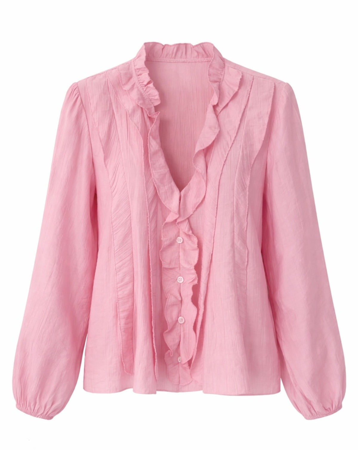 Μπλούζα με βολάν ADRIA pink