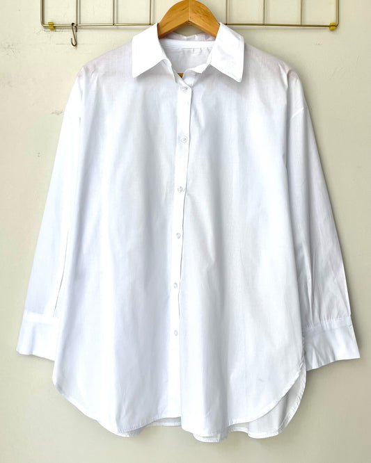 Πουκάμισο ποπλίνα BASIC LINE white