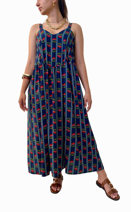 Φόρεμα CHERRIES navy blue