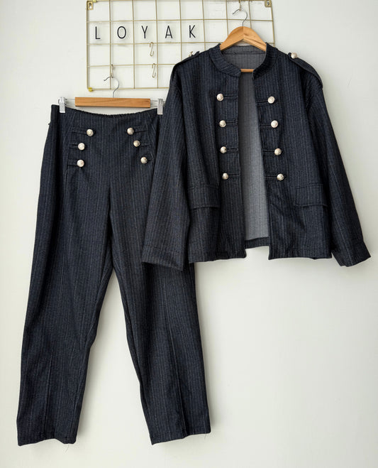 Σετ με ζακέτα GAFIO dark grey