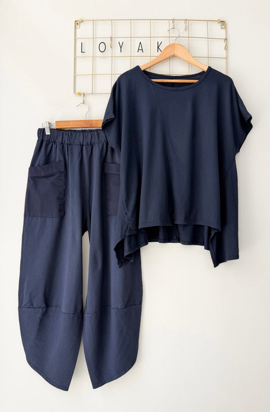 Σετ βαμβάκι SITIO navy blue